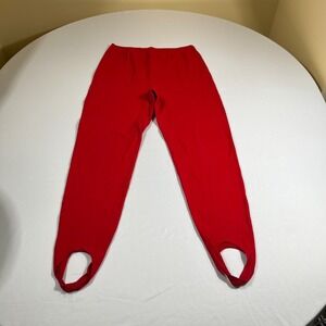 Vintage Sunny Leigh Black Stirrup Pants‎ Women's Size 10 Stretch 90s Retro Y2K